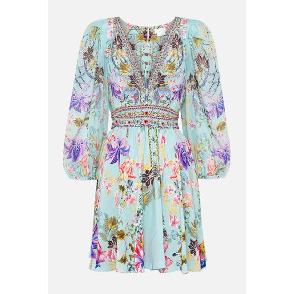 Camilla Blouson Flared Dress Love web size XS - Picture 1 of 9